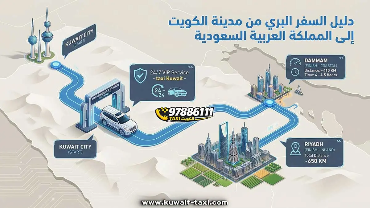 تاكسي توصيل جميع دول الخليج