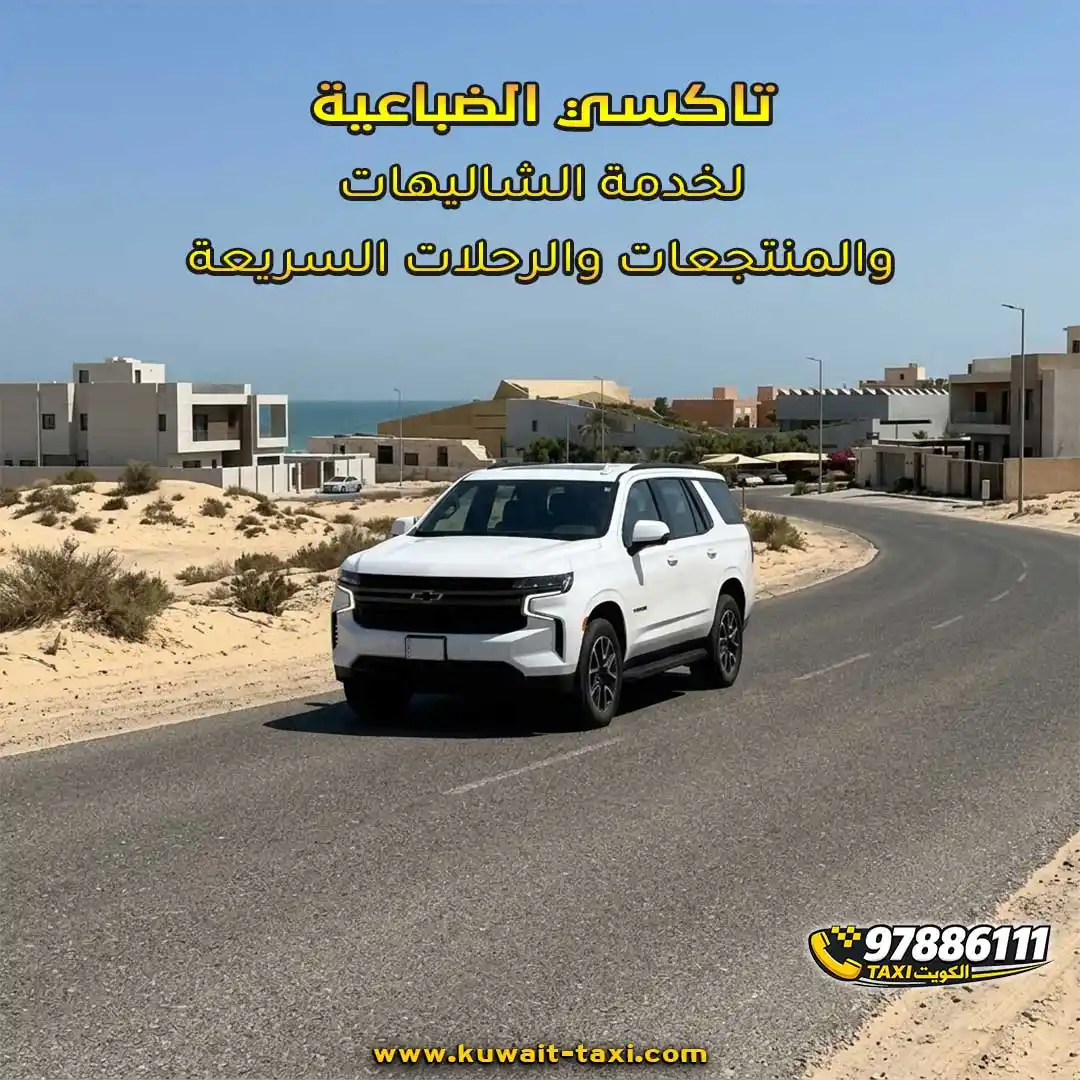 تاكسي الضباعية لخدمة الشاليهات والمنتجعات والرحلات السريعة
